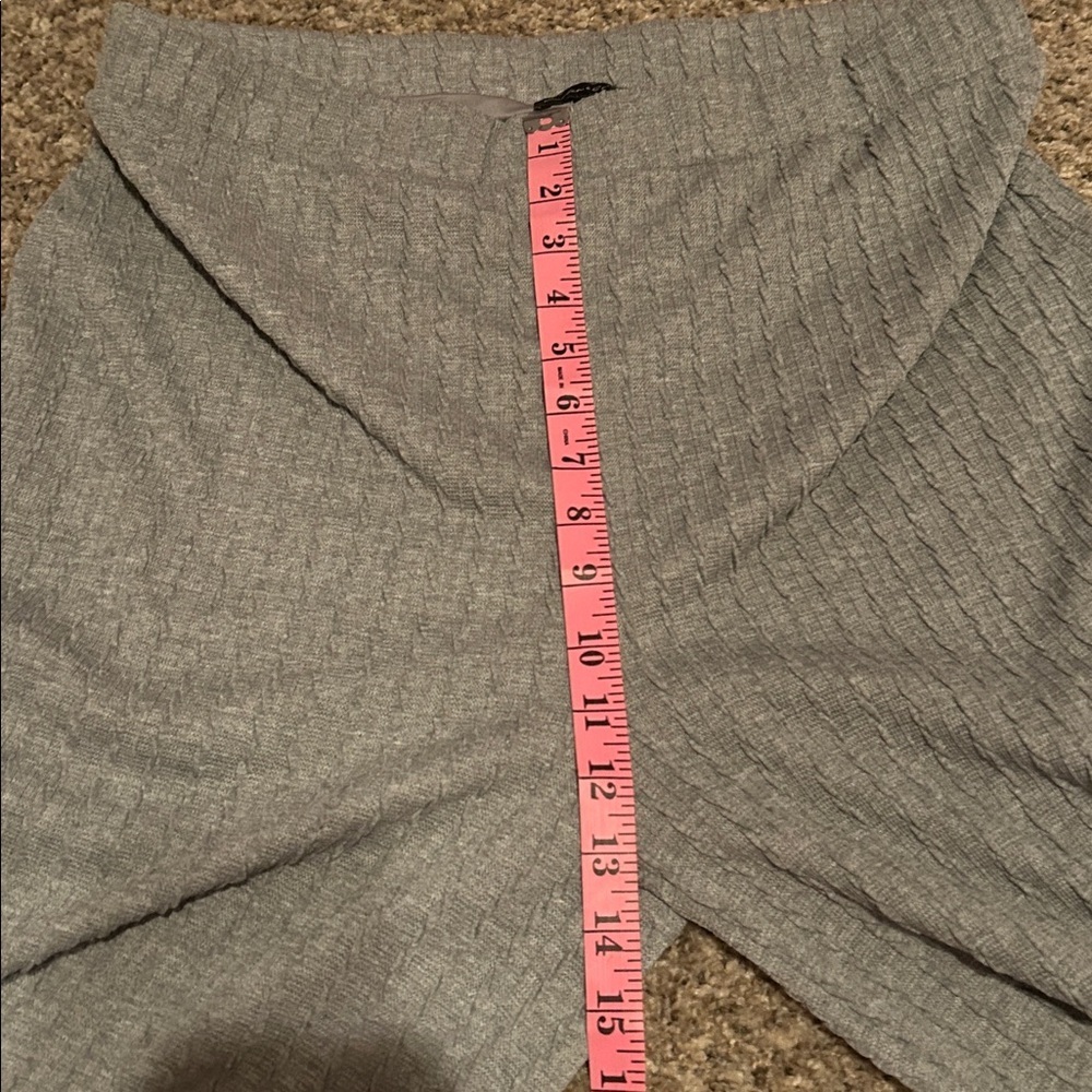 Counterparts Heather Gray Ribbed Sweater and pants set - Picture 7 of 8